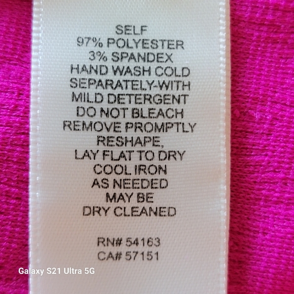 Eliza J Pink Quilted Cap Sleeve Ruffle Hem Dress Invisible Back Zip Size 10 - Picture 5 of 8